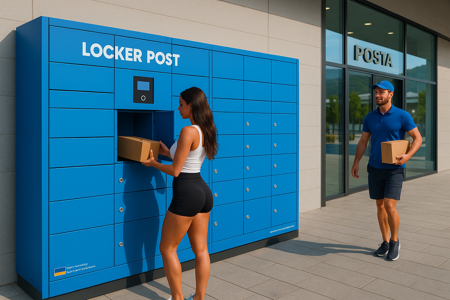 Locker Post - Pametni poštanski ormar s aplikacijom za preuzimanje paketa