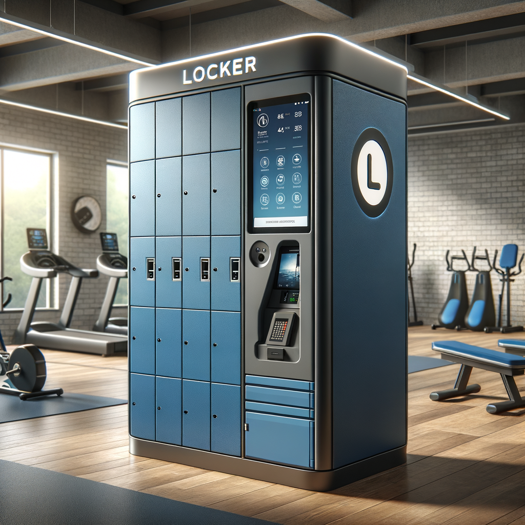 Detalj touchscreen sučelja i NFC čitača na Lockeru
